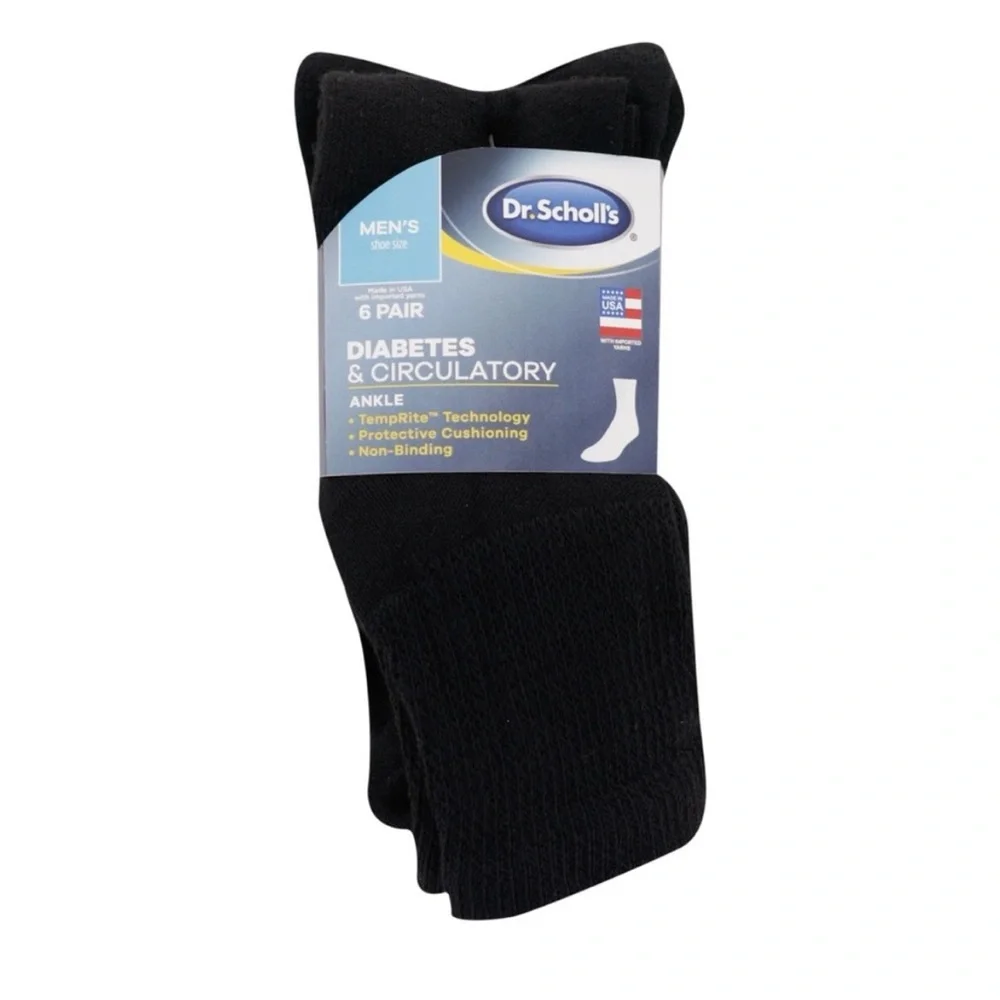 MEN’S SOCKS DR. SCHOLL’S 6 pair #350